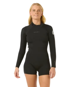 Rip Curl Dawn Patrol 2/2 Long Sleeve Springsuit black neopreno de mujer