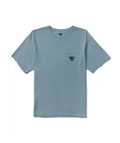 Vissla Established Premium Organic Pocket chambray camiseta