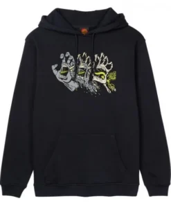 Santa Cruz Evolved Hand Front black sudadera