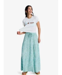 Falda Roxy After Hours Crinkle Maxi Para Mujer