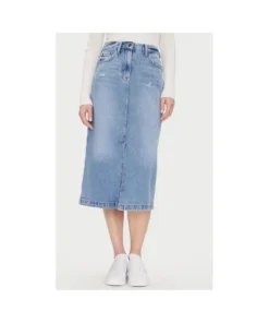 Falda Tommy Hilfiger Midi Para Mujer