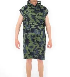 Poncho Surf FCS Junior Towel Poncho Army Camo