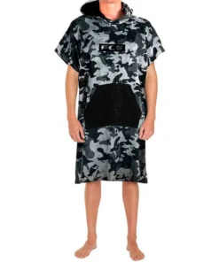 FCS Junior Poncho Gris y Negro Camuflaje