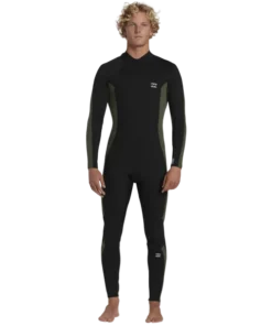 Billabong Foil 3/2mm back zip moss traje de neopreno