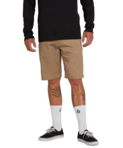 Volcom Frickin Modern Stretch 21″ khaki bermudas