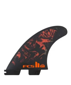 FCS II FT PC L Black/Red Tri Fins