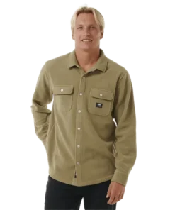 Rip Curl Fun Times washed moss camisa polar