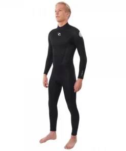 Rip Curl Freelite 4/3 GB Steamer back zip black traje de neopreno