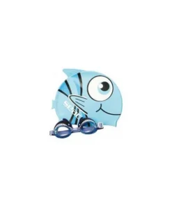Gorro pez azul + gafas