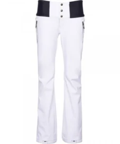 686 Gossip softshell white pantalón de snowboard de mujer