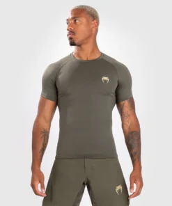 Rashguard Venum Contender de manga corta Kaki