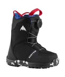Burton Grom Boa black red botas de snowboard de niño