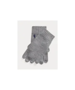 Guantes Polo Ralph Lauren De Lana Con Logotipoi