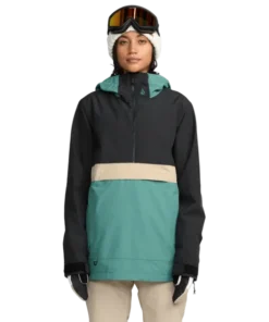 Volcom Harlan spruce green chaqueta de snowboard de mujer