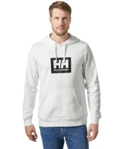 Sudadera Helly Hansen HH Box Hoodie Hombre White