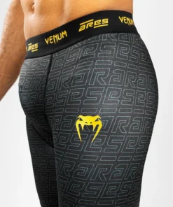 Short de Compresión Vale Tudo Venum X Ares 2.0 – Negro/Oro