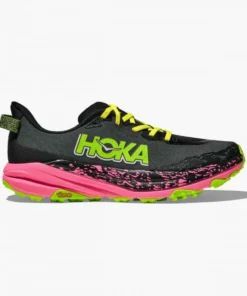 Zapatillas Hoka Speedgoat 6 Hombre Black Neon Rose