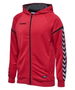 Hoodie Hummel Authentic Charge ZIP Rojo
