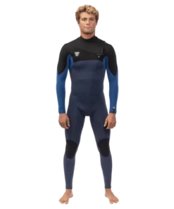 Vissla Seven Seas comp 3/2 full chest zip harbor blue neopreno