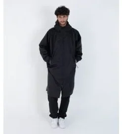 Chaqueta tipo poncho cambiador Hurley Ice Poncho Sherpa Negra
