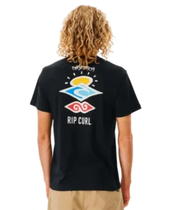 Rip Curl Search Icon black camiseta