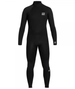 Billabong Intruder GBS back zip 4/3 black neopreno