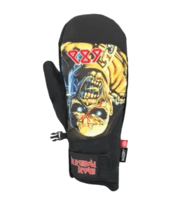 686 Primer iron maiden trooper black manoplas de snowboard