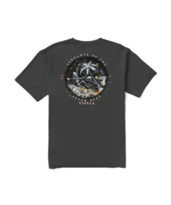 Vissla Skull Island Premium Organic phantom camiseta