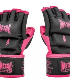 Guantes combate libre Metal Boxe Negro/Fucsia