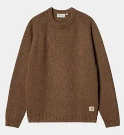Jersey Carhartt WIP Anglistic Sweater Speckled Tamarind