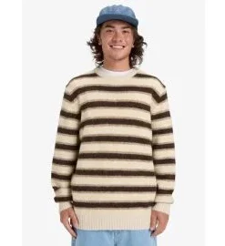 Jersey Quiksilver Lagos Striped Chocolate Brown Stripes