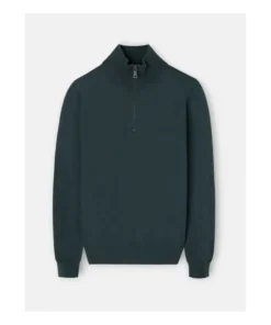 Jersey Silbon Media Cremallera Para Hombre