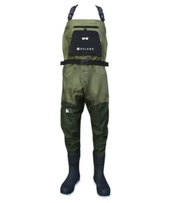 Vadeador Transpirable para Pesca Seland con bota suela y pinchos K8 Series