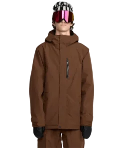 Volcom L Gore-tex brown chaqueta de snowboard