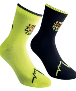 Calcetines La Sportiva For Your Mountain Socks Black Yellow