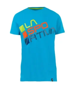 Camiseta La Sportiva Square Hombre Azul Tropical
