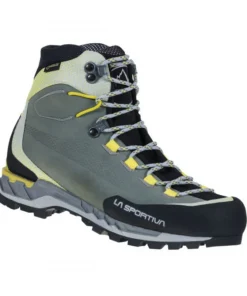 Botas La Sportiva Trango Tech Leather Gtx Mujer Gris Amarillo