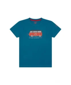 CAMISETA La Sportiva Van T-Shirt Climbing Niños Azul Oscuro