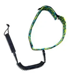 Invento de cintura Radz Hawaii Leash Coil Waist 7′ 7mm Azul-Amarillo