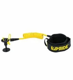 Invento Bodyboard Pride Tristan Roberts Biceps Leash 7mm Negro-Amarillo