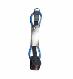 Invento de Surf Stay Covered Heavy Duty Hand Tied Leash 7′ Azul