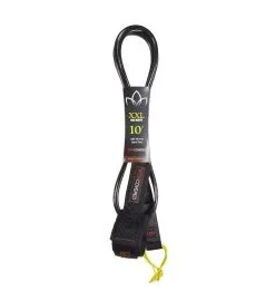 Invento de Surf Stay Covered XXL Big Wave Surf Leash 10′ Negro