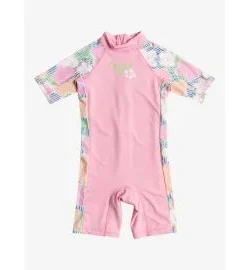Licra de protección solar Roxy Tiny Flower Springsuit Rosa Floral (2-7 años)