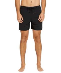 Volcom Lido Solid Trunk 16″ black bañador
