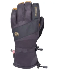 686 Gore Tex Linear black manoplas de snowboard de mujer
