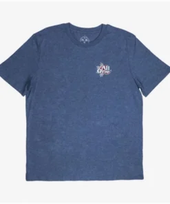 All One Brand Listen To Your Past heather blue camiseta