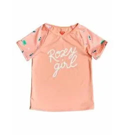 Camiseta de protección solar Roxy Salty But Sweet UPF 50+ Peach (2-7 años)