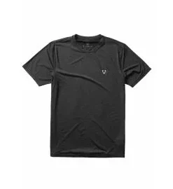 Licra de protección solar Vissla Twisted Eco SS UPF 50+ Negro Brezo