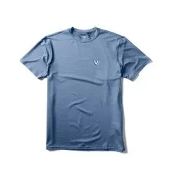 Licra de protección solar Vissla Twisted Eco SS UPF 50+ Azul Dusk