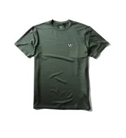 Licra de protección solar Vissla Twisted Eco SS UPF 50+ Verde Militar